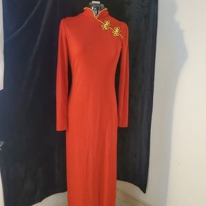 Beautiful Elegant Vintage Oriental 60's Cheongsam